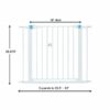 White Glow in the Dark Steel Pet Gate 39″ – 99.06 cm Price in Doha Qatar - Image 4