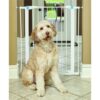 White Glow in the Dark Steel Pet Gate 39″ – 99.06 cm Price in Doha Qatar - Image 3